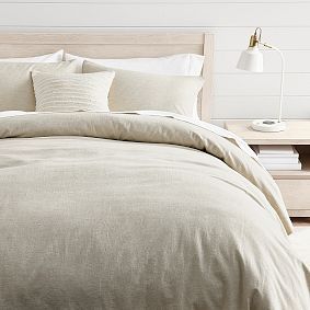 Linen Cotton Duvet Cover | Pottery Barn Teen