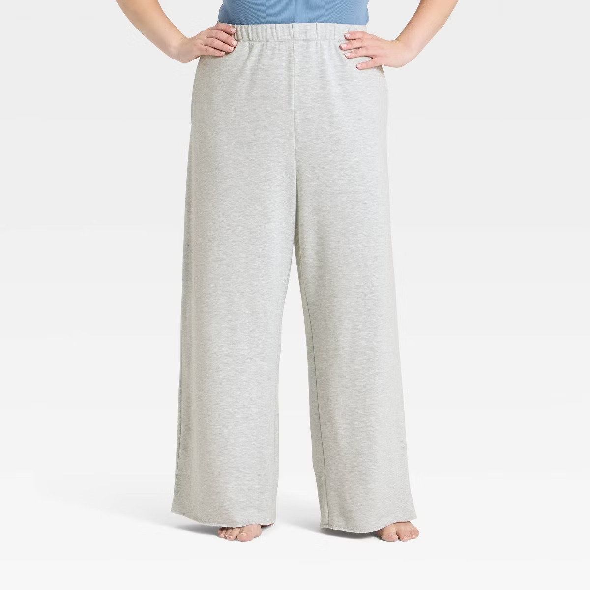 Women's PeachySoft French Terry Fleece Wide Leg Lounge Pants - Wild Fable™ | Target