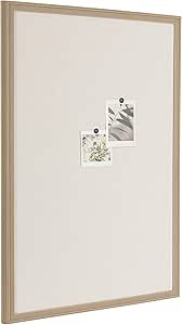 Kate and Laurel Oakhurst Rectangle Framed Linen Fabric Pinboard, 24 x 36, Light Tan, Traditional ... | Amazon (US)