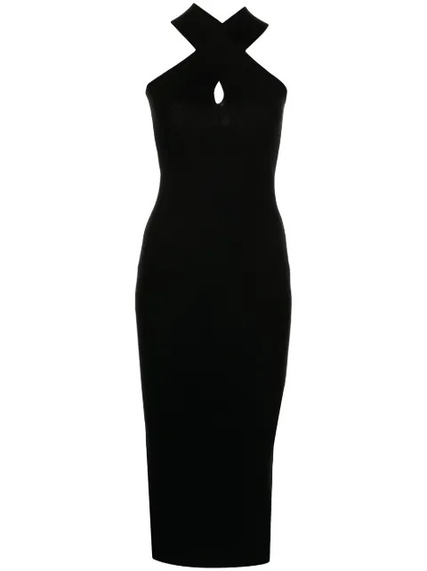 Criss Cross midi dress | Farfetch (US)