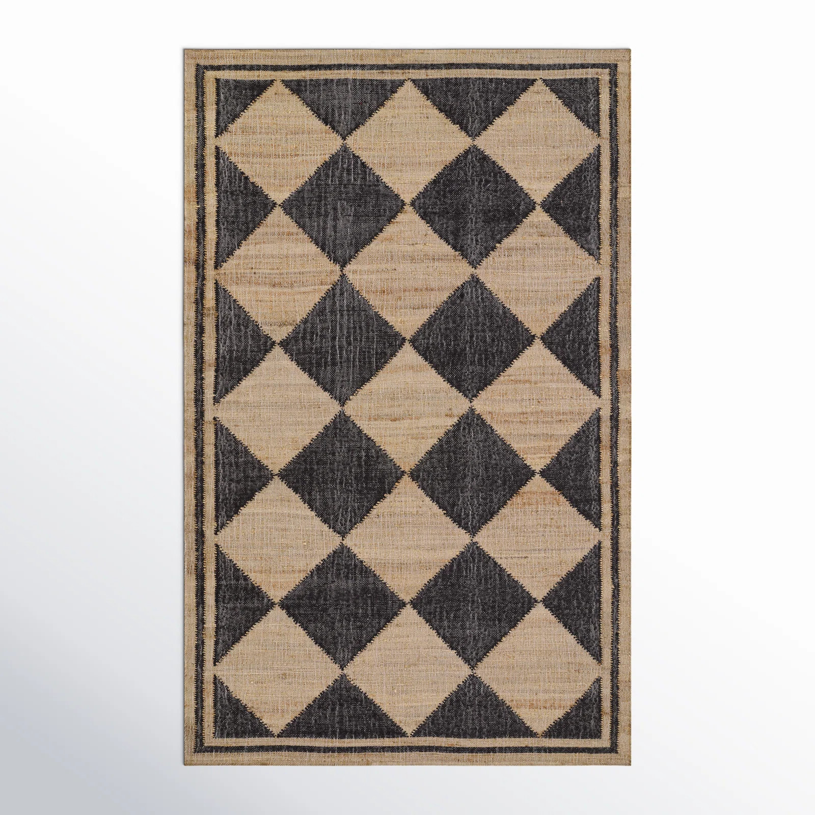 Erin Gates by Momeni Orchard Court Black Hand Woven Wool and Jute Area Rug | Wayfair North America