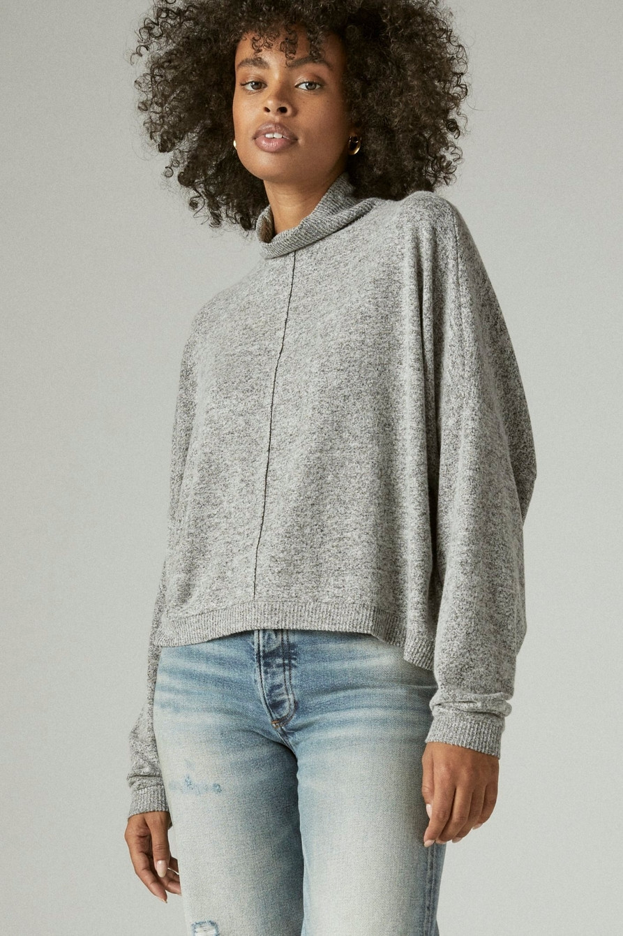 CLOUD JERSEY LONG SLEEVE MOCK NECK | Lucky Brand