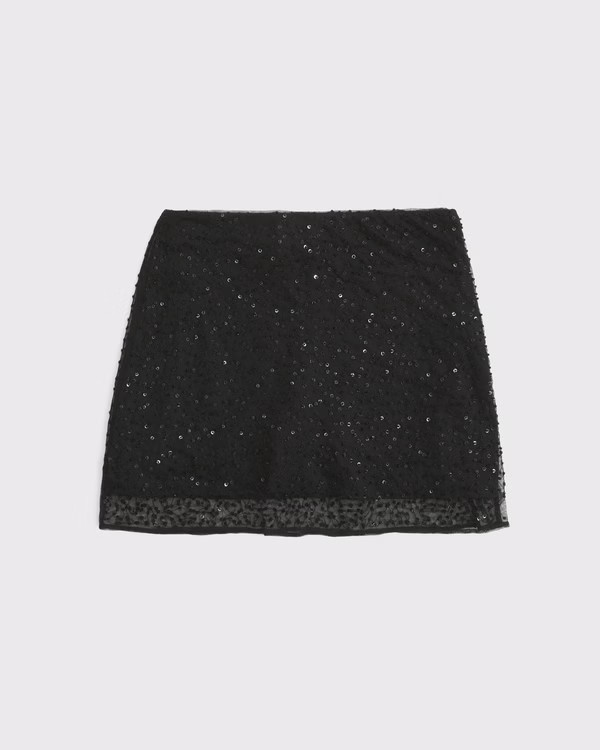Women's The A&F Scarlett Sequin Mini Skort | Women's Party Collection | Abercrombie.com | Abercrombie & Fitch (US)