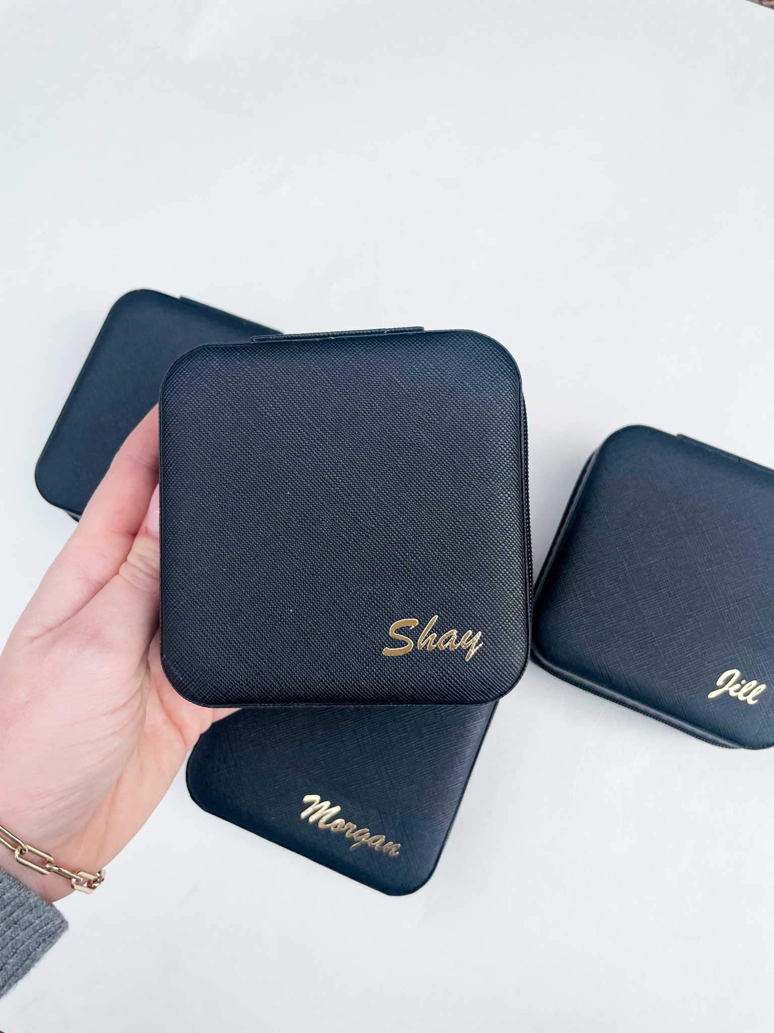 Personalized travel jewelry case. Under $25 gift idea. Bridesmaid gift ideas. Hostess gift idea 

#LTKwedding #LTKtravel #LTKunder50