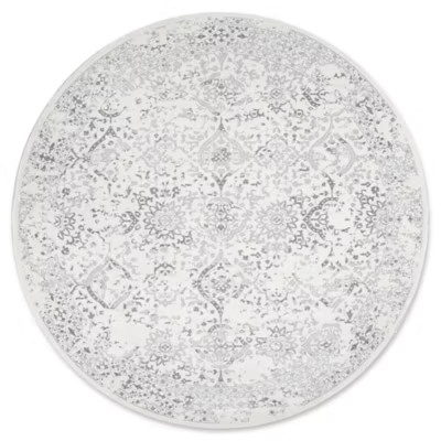 nuLOOM Bodrum Vintage Odell 8-Foot Round Area Rug in Ivory | Bed Bath & Beyond