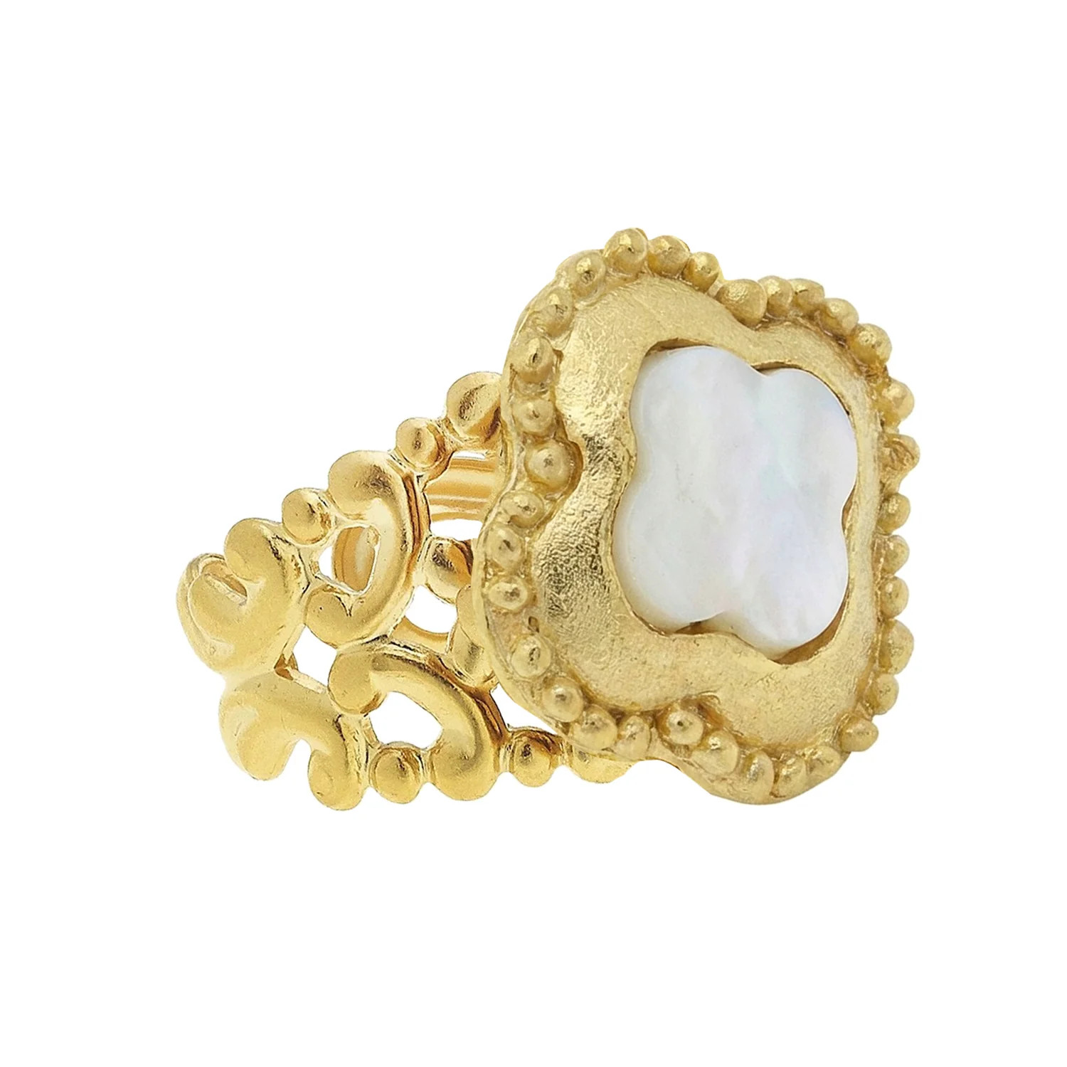 Camellia Clover Ring | Susan Shaw