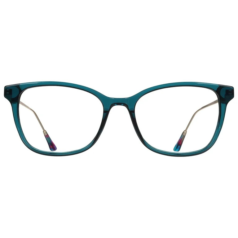 Christian Siriano Womens Prescription Eyeglasses, Kiana, Teal, 53.0-18.0-140, with Case | Walmart (US)
