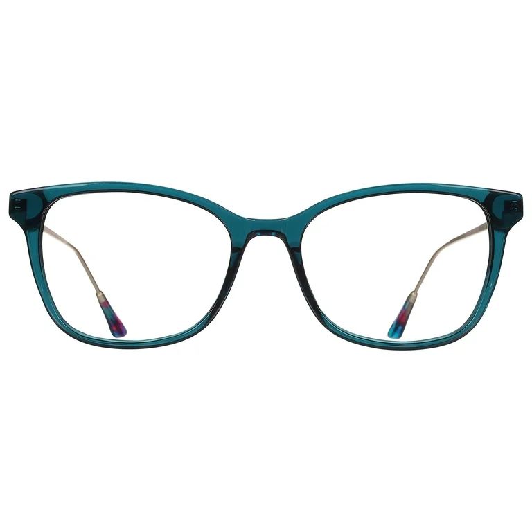 Christian Siriano Womens Prescription Eyeglasses, Kiana, Teal, 53.0-18.0-140, with Case | Walmart (US)