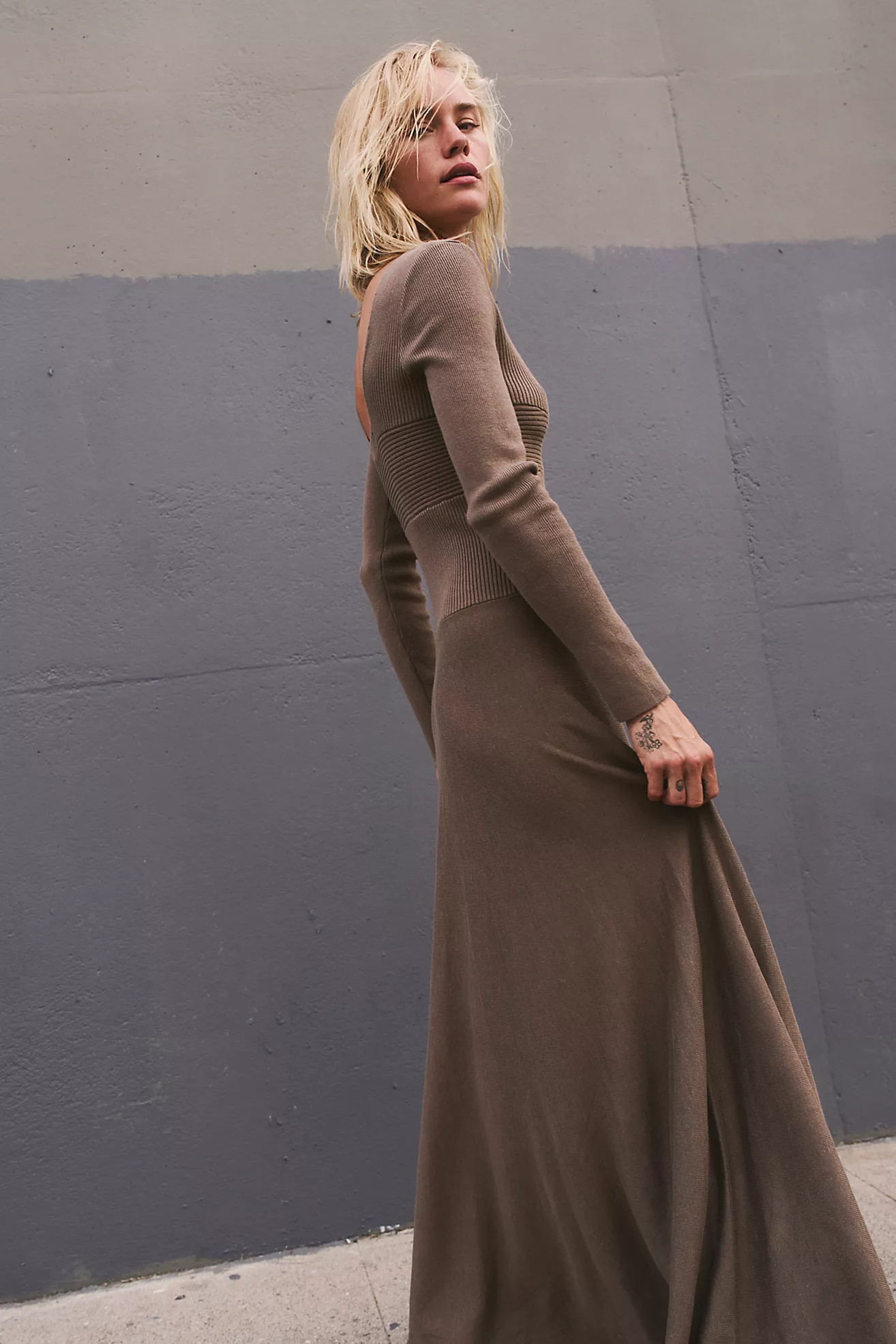 Loren Drop-Waist Sweater Maxi | Free People (Global - UK&FR Excluded)