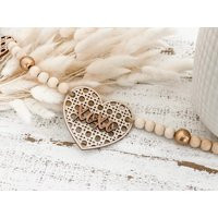 Valentine's Day Heart Garland, Banner, Garland For Mantle, Valentines Decor | Etsy (US)