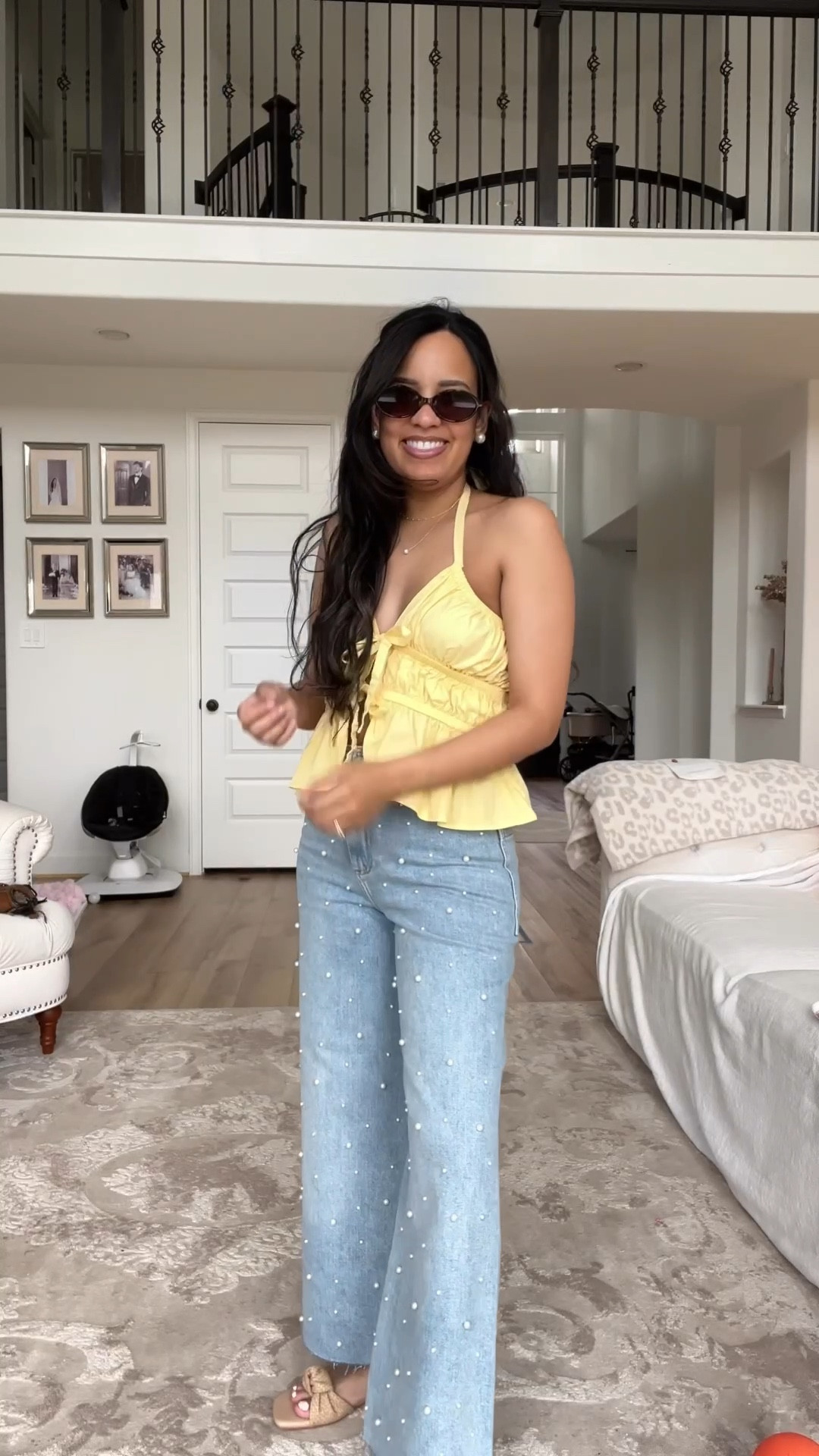 Pearl jeans, wide leg jeans, 

#LTKootd #LTKSaleAlert #LTKgrwm