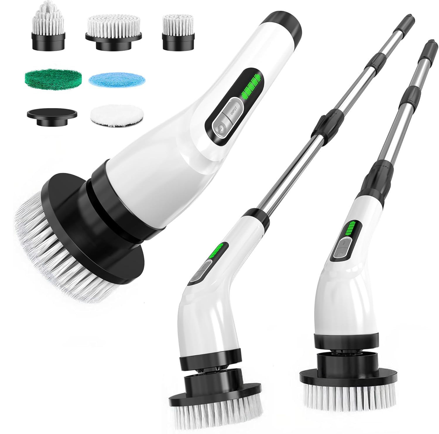 Electric Spin Scrubber for Cleaning Bathroom: Cordless Power Shower Scrubber - Electric Cleaning ... | Amazon (US)
