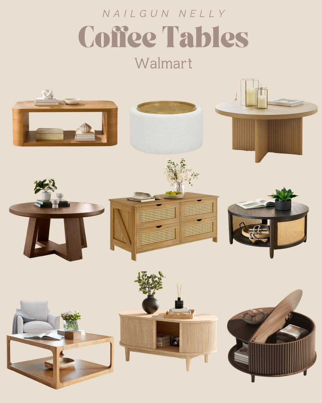 Walmart Coffee Tables!

 

 #LTKSeasonal #LTKHome #LTKFamily