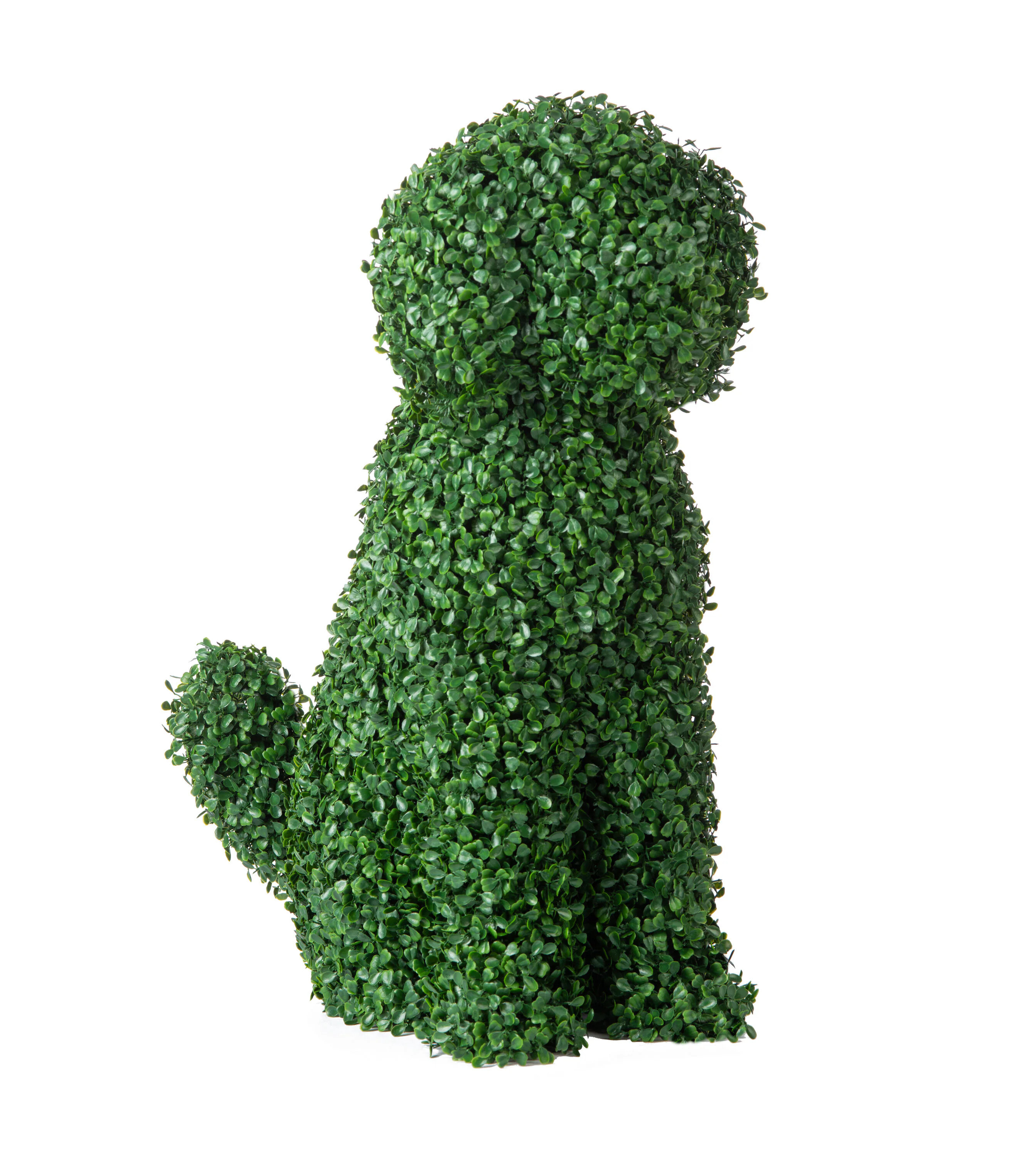 naturae decor 24-in H x 10.24-in W Green Dog Garden Statue | TOP-2020-DG | Lowe's