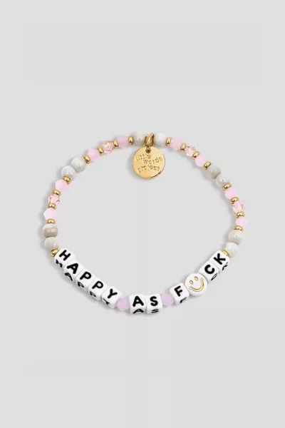 Little Words Project Happy AF Beaded Bracelet | Urban Outfitters (US and RoW)