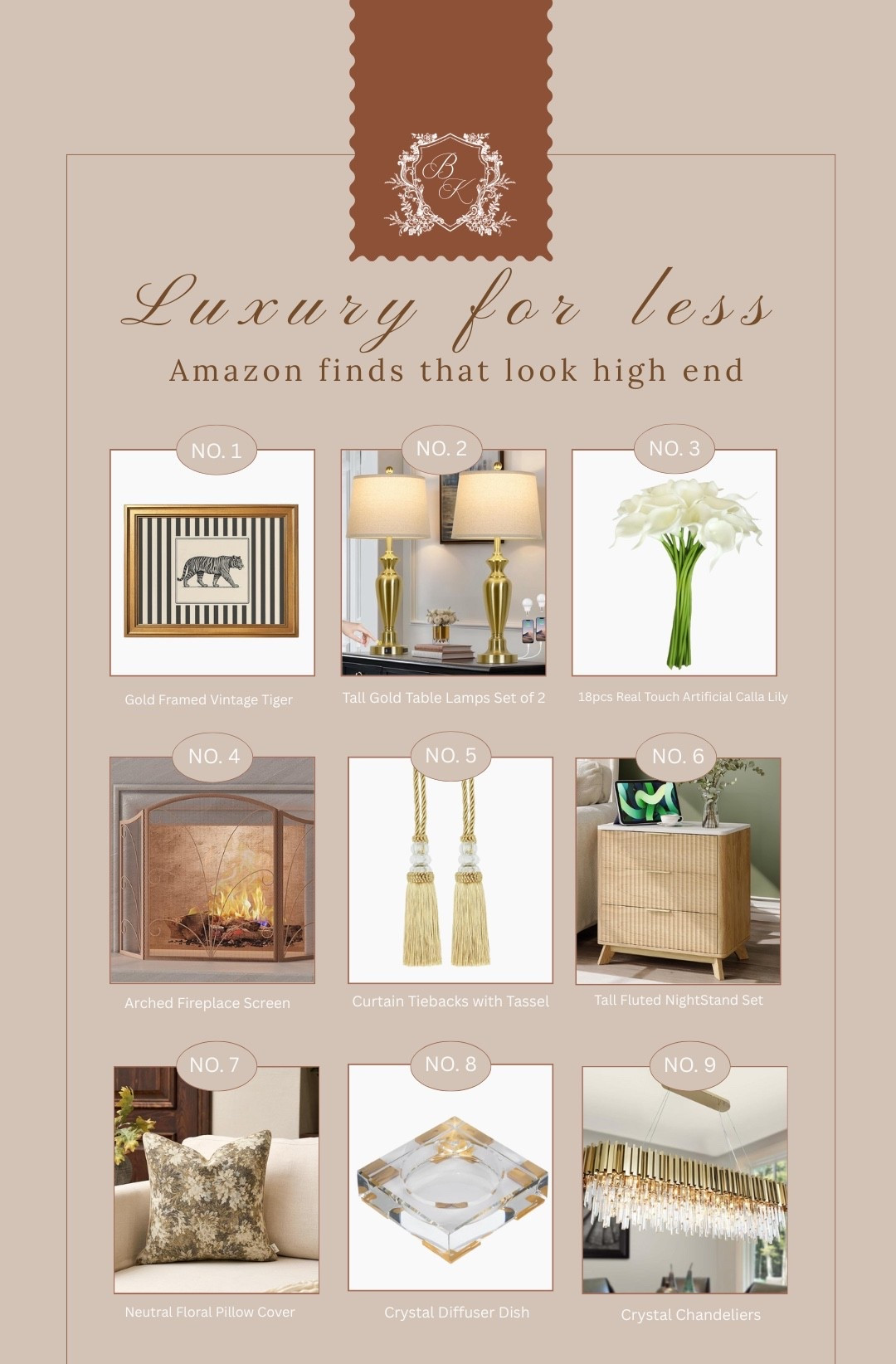 ✨Elevate your everyday with Amazon Luxury Home finds — where comfort meets timeless design. From plush throws to statement accents, these pieces redefine cozy chic. 🕯️

#AmazonHome #LuxuryLiving #HomeDecorInspo #AmazonFinds #CozyLuxury #InteriorDesign #AmazonLuxury #HomeStyle #DecorGoals #ChicSpaces 

#LTKHome