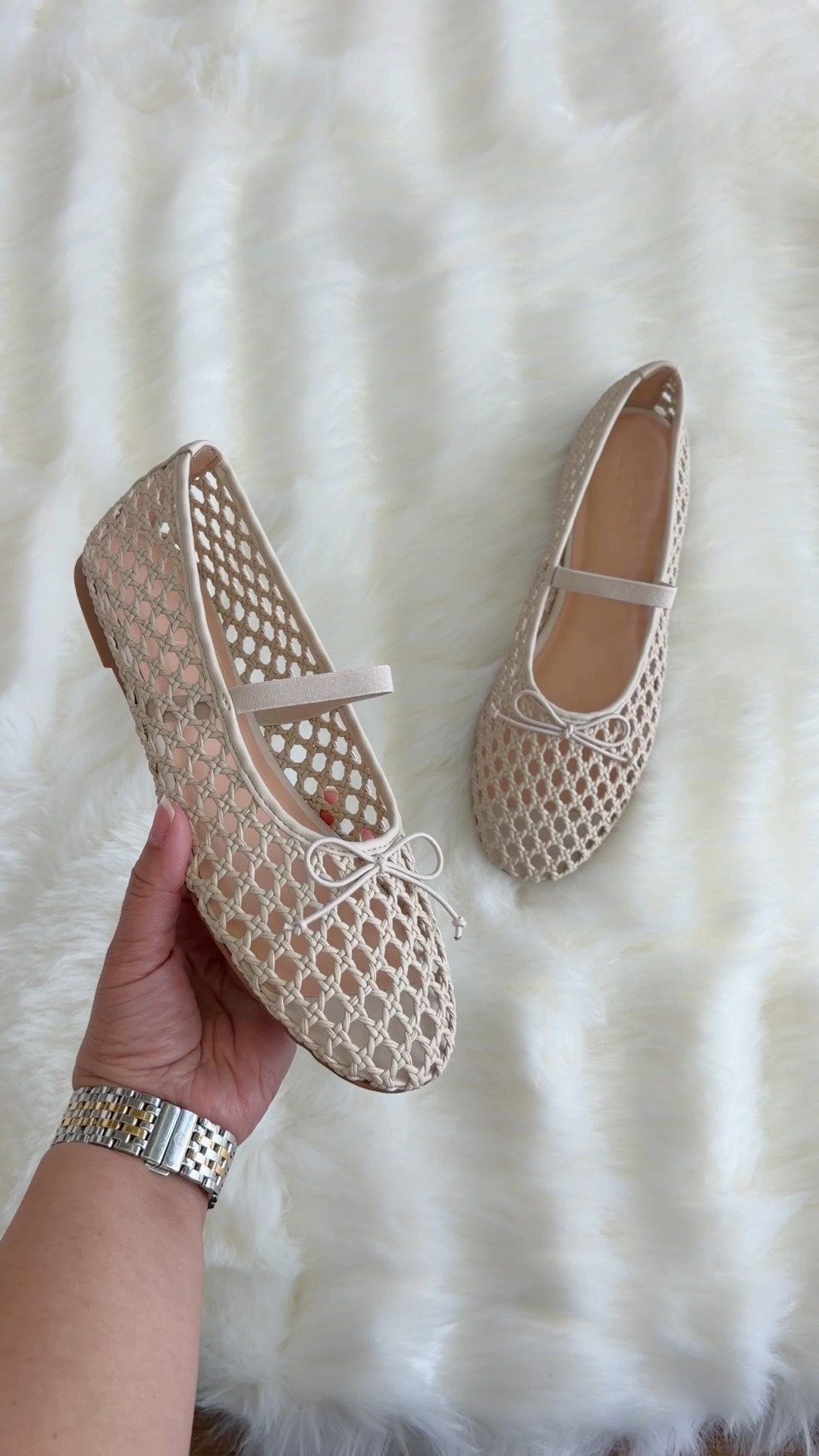 Love these woven Mary Jane ballet flats for spring and summer outfits and they’re on sale 40% off! This neutral color is so versatile and will go with so many looks including jeans, pants, shorts, skirts and dresses. Also available in black. True to size. Grab them while they’re on sale!

#LTKSaleAlert #LTKWorkwear #LTKTravel
