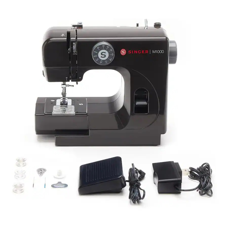 Singer - M1000 Mending Machine with 32 Stitch Applications and LED Light (Black) | Best Buy U.S.