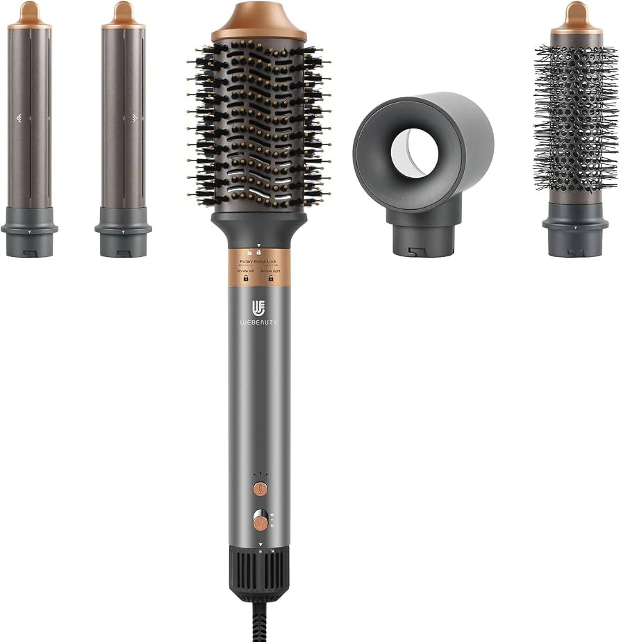 Hair Dryer Brush, webeauty 5 in 1 One Step Professional Hot Air Brush Set for Fast Drying, Curlin... | Amazon (US)