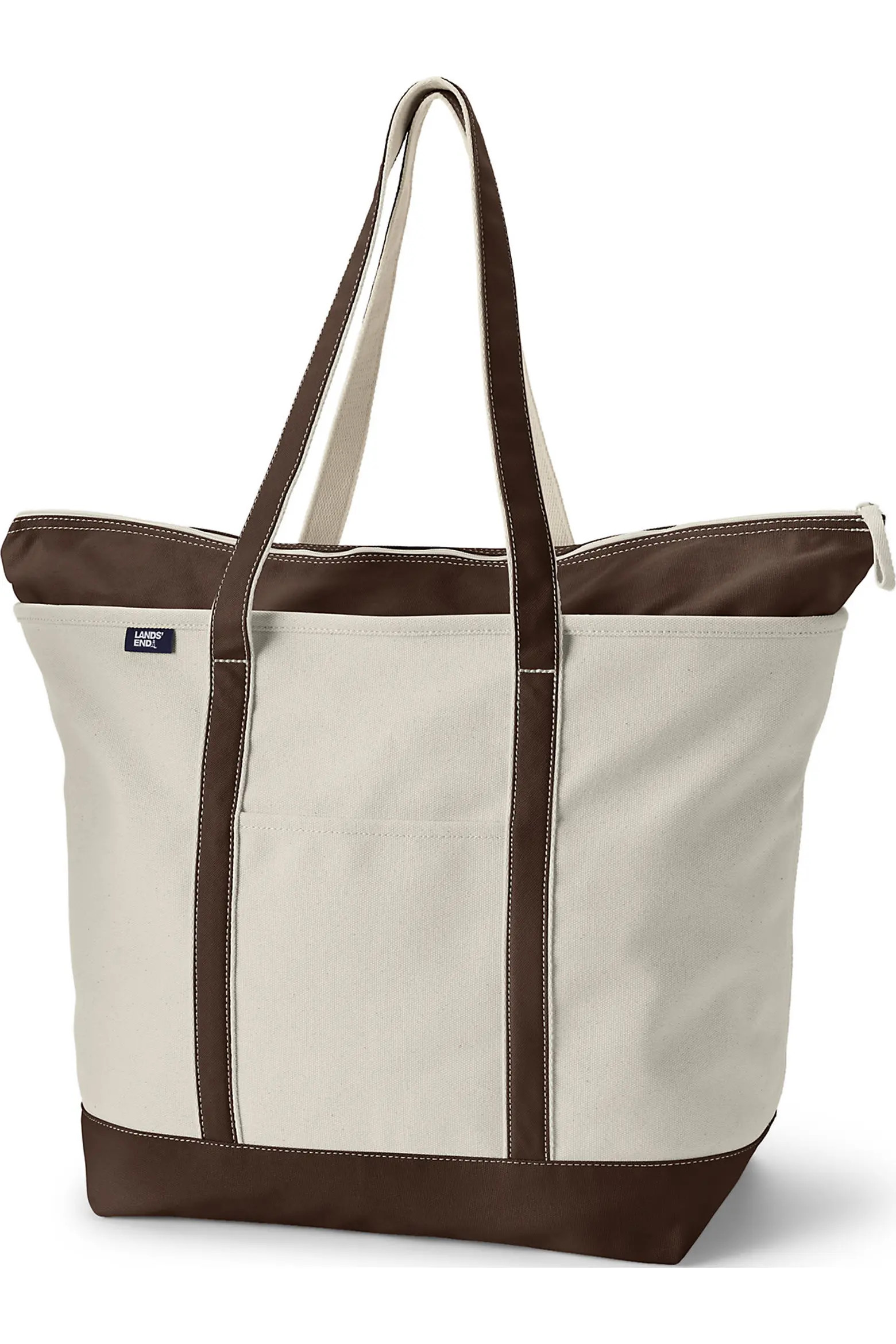 Zip Top Long Handle Canvas Tote Bag | Nordstrom | Nordstrom