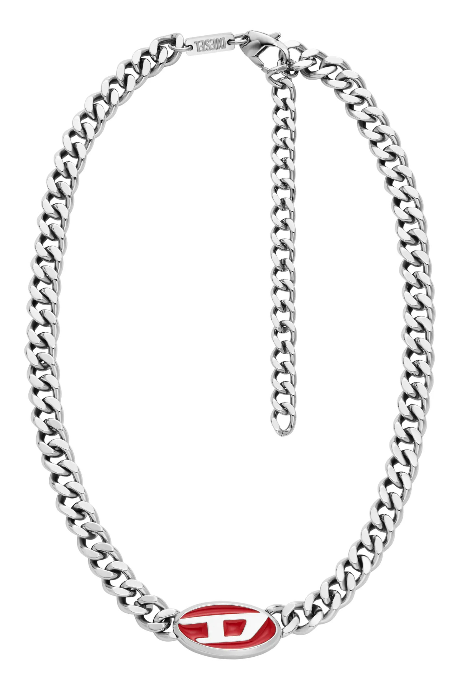 Oval D Enamel Pendant Chain Necklace | Nordstrom | Nordstrom