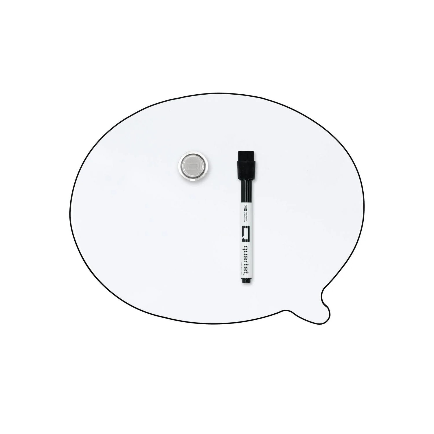 Quartet Speech Bubble Magnetic Dry Erase Board, Whiteboard, 1 Marker, 1 Magnet, 11" x 8.5", White... | Walmart (CA)