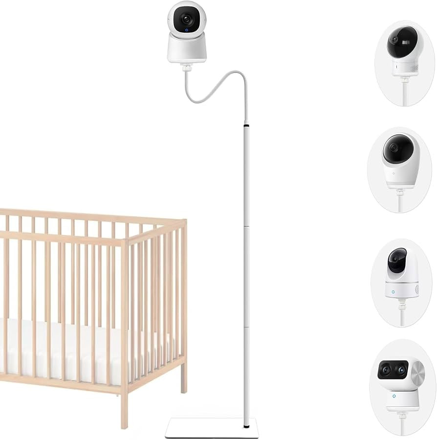 Baby Monitor Floor Stand Holder Mount Compactible for eufy E20,E21,E30, Indoor Cam S350,Spaceview... | Amazon (US)