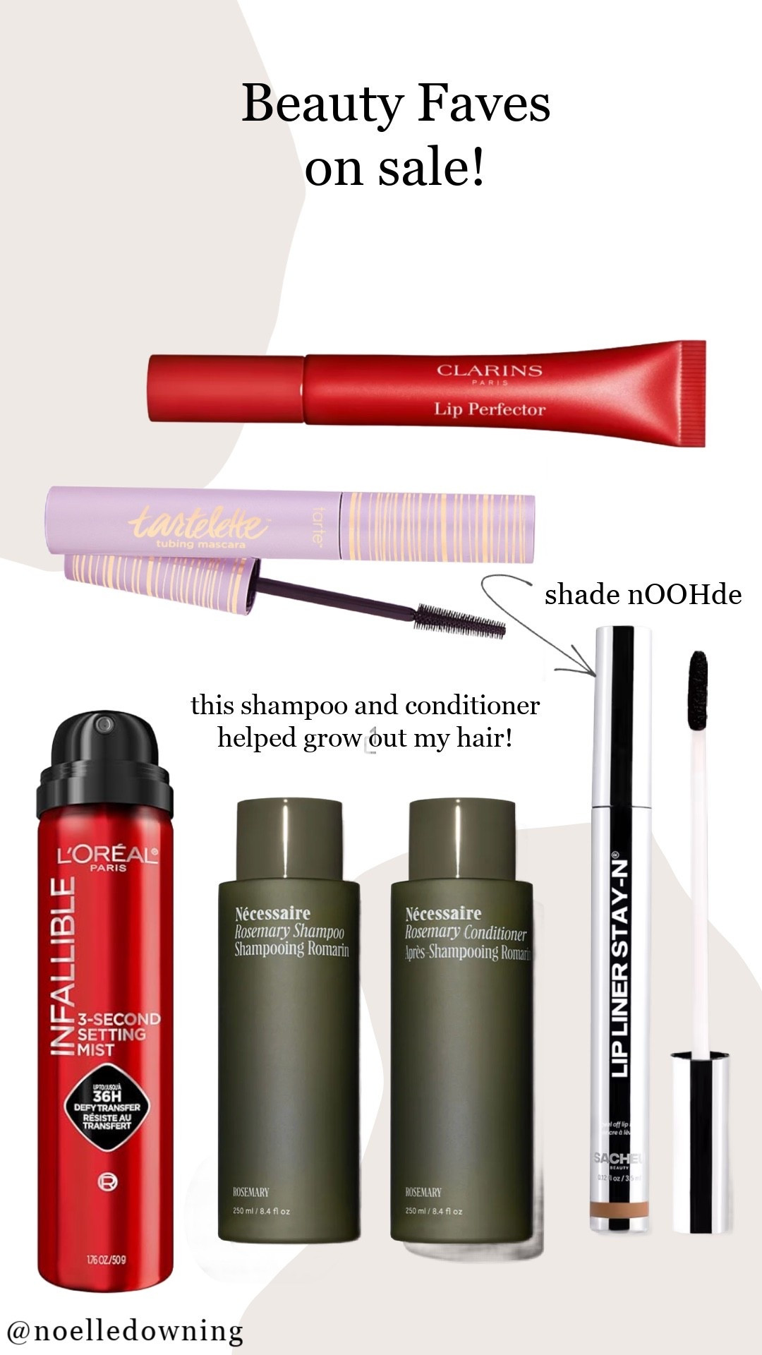 My beauty faves and must haves are on sale!!

Clarins lip perfector
L’Oréal setting spray
Necessarie shampoo and conditioner 
Sacheau peel off lip stain
Tarte mascara 

#LTKHoliday #LTKBeauty #LTKGiftGuide