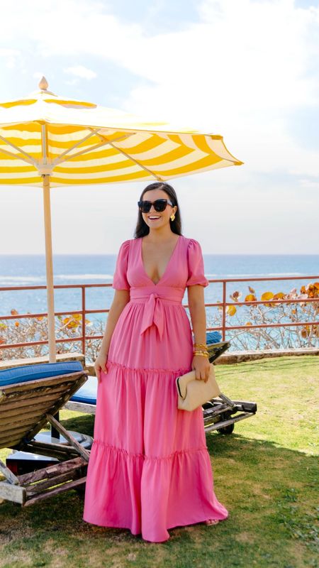 The most beautiful plunging pink dress 💕

#LTKitbag #LTKstyletip #LTKfindsunder100