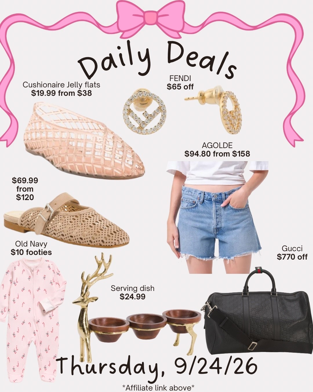 Daily deals

#LTKSeasonal #LTKSaleAlert #LTKootd