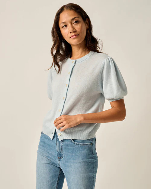 Lizzie Puff Sleeve Cardigan | johnnie O