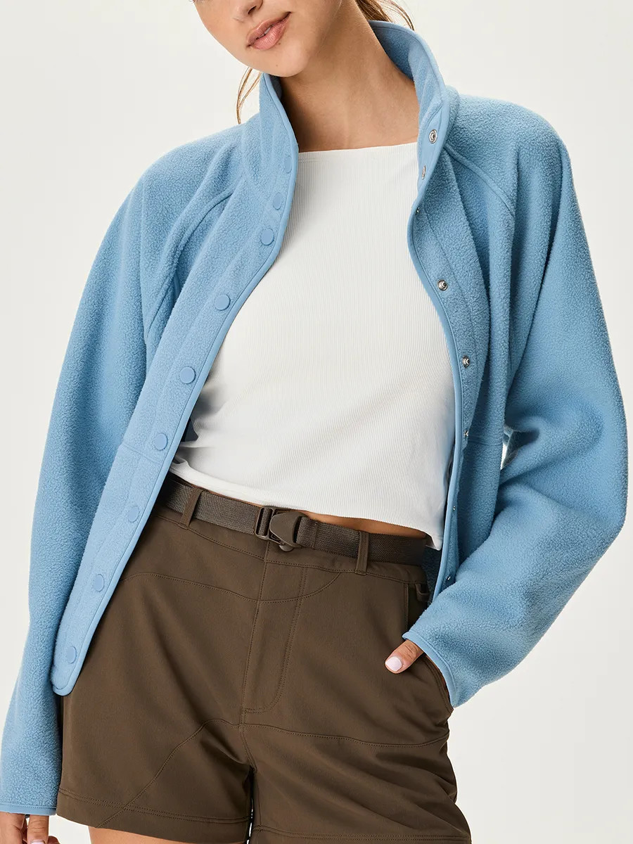 RecFleece Snap JacketA Heart | Outdoor Voices