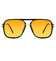 SOJOS Sunglasses for Women & Men, Square, Retro, Polarized Lens, Trendy Aviator, 90s Shades | Amazon (US)