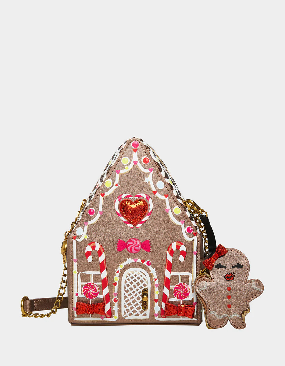 KITSCH GINGERBREAD HOUSE CROSSBODY MULTI | Betsey Johnson
