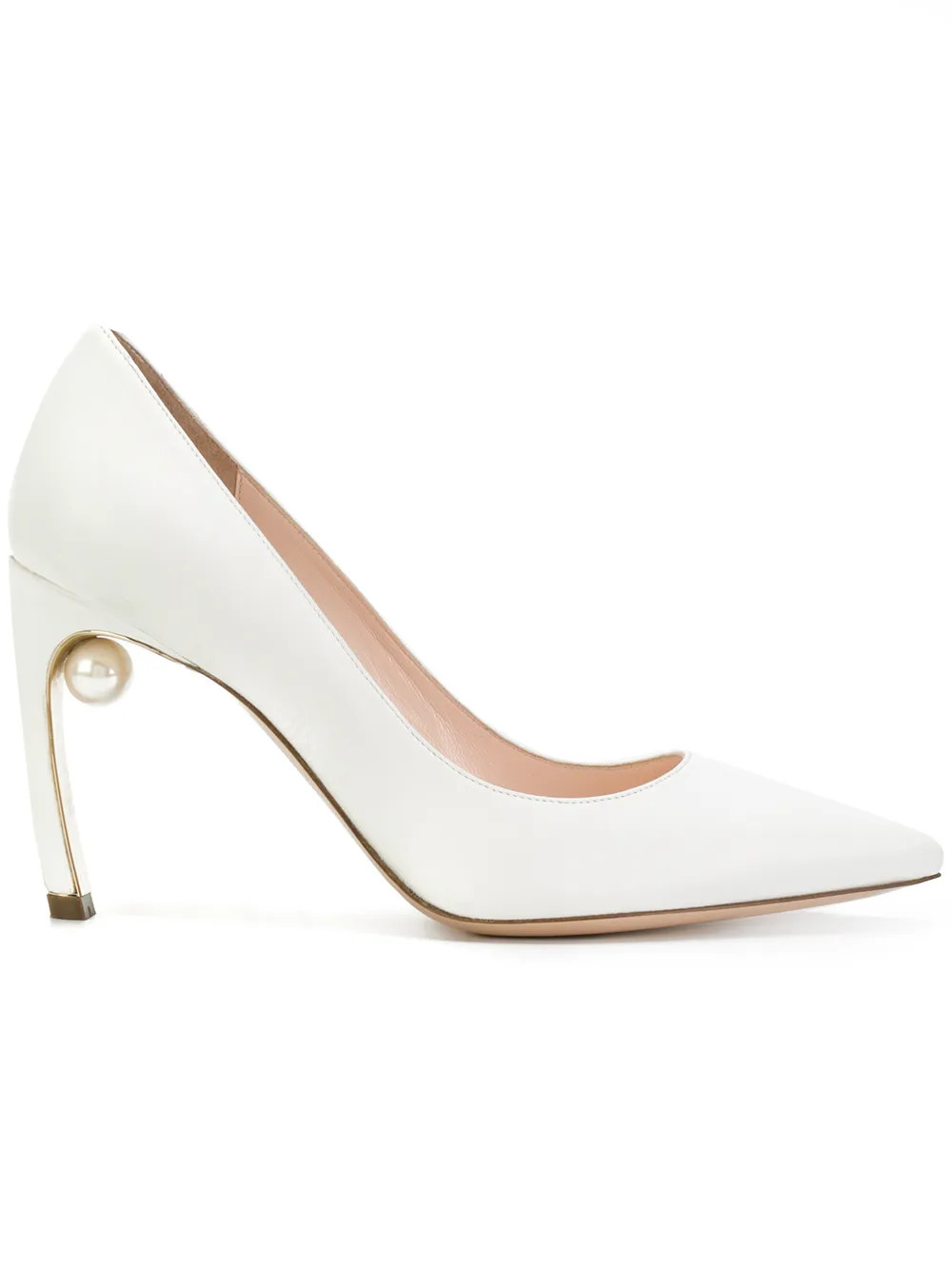 Nicholas Kirkwood Mira pearl pumps - White | FarFetch US
