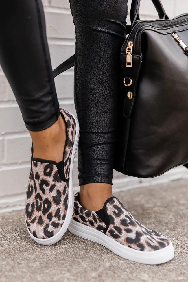 The Kathleen Animal Print Sneakers | The Pink Lily Boutique
