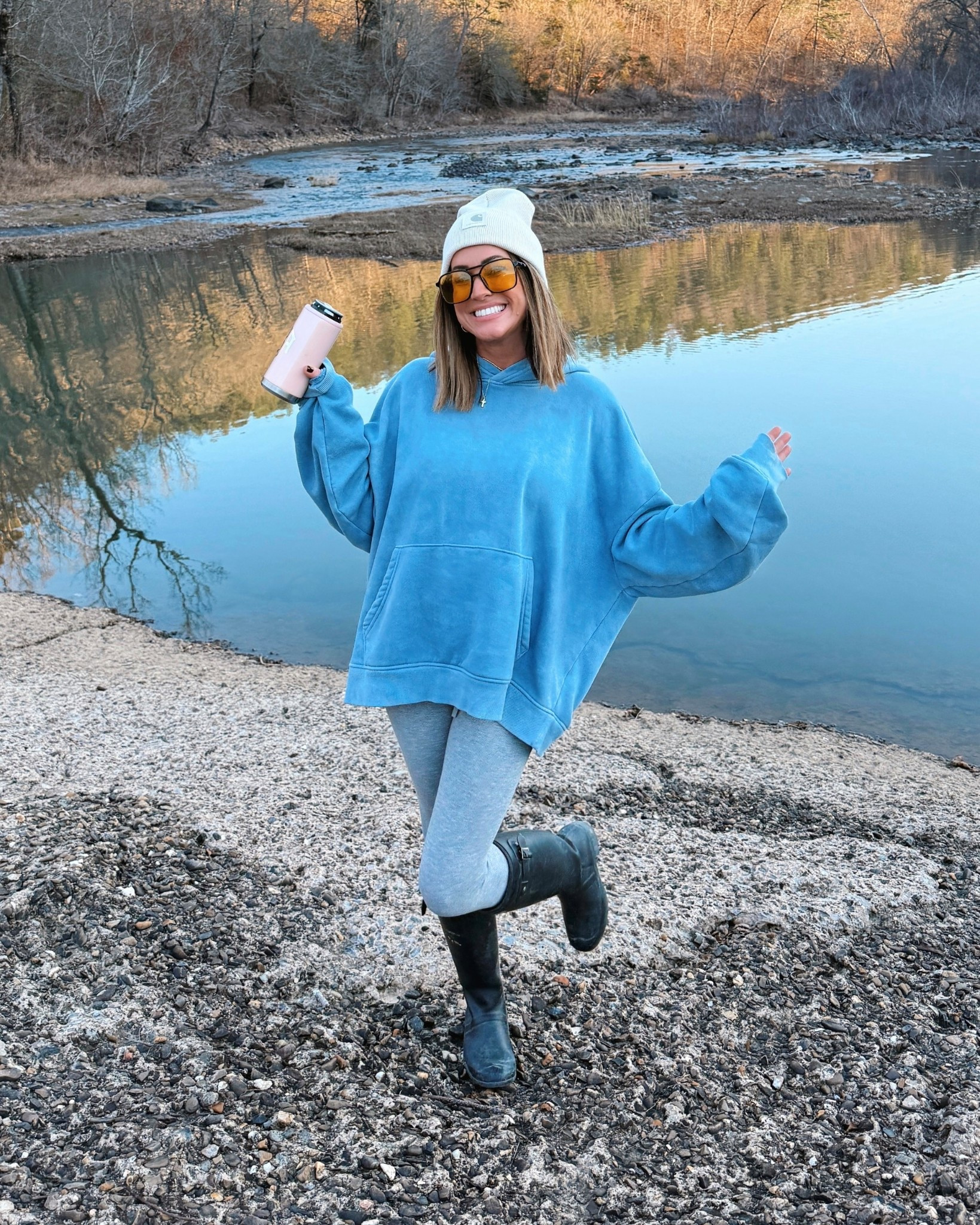 Cold weather comfies! 
(Medium in sweater) 





#LTKSeasonal #LTKOver40 #LTKTravel