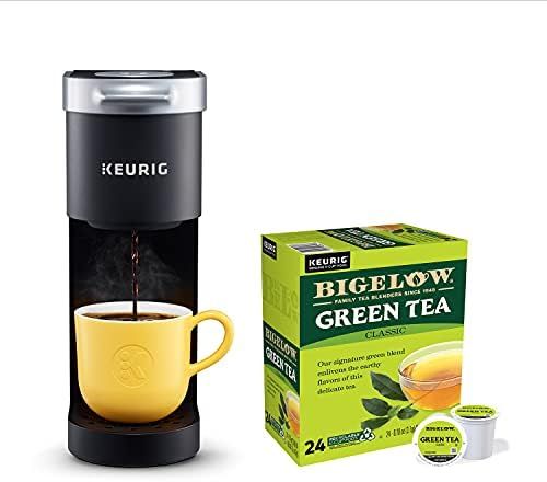Keurig K-Mini Single Serve Coffee Maker with Bigelow Green Tea K-Cup Pods, 24 Count Box (Pack of ... | Amazon (US)