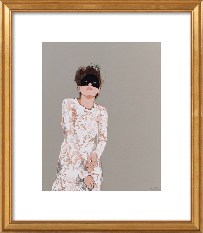 Woman in Mask | Artfully Walls