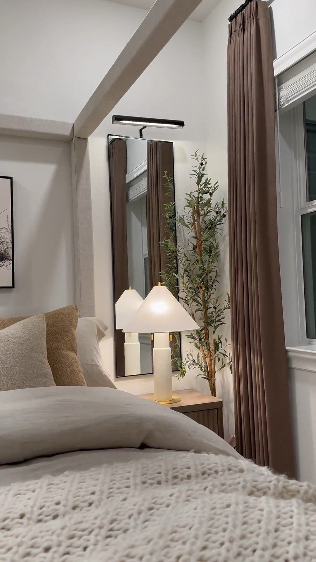 This is the ultimate way to add cozy ambient lighting to your bedroom—no hardwiring needed! 🛏️ These sleek picture lights are remote-controlled + battery-powered, making it super easy to turn them on/off right from your bed. 🎛️💡 Convenience meets style! 🥰 #BedroomGoals #EasyLighting

#LTKHome #LTKSaleAlert #LTKStyleTip