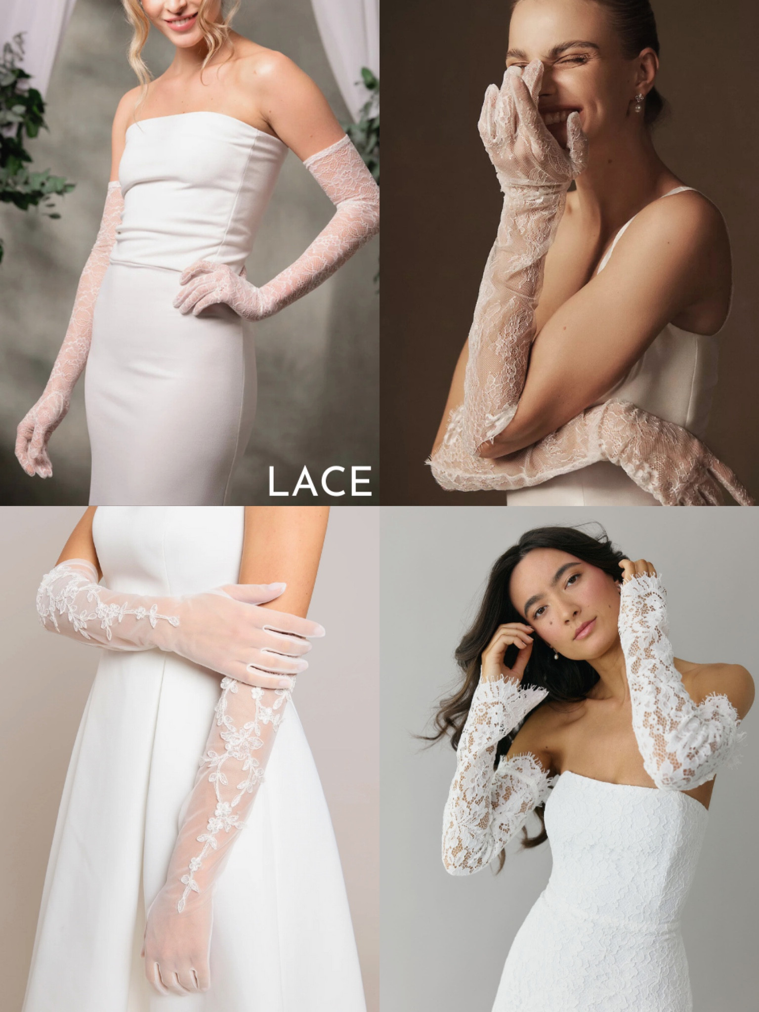 Lace bridal gloves! 