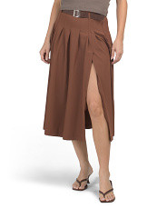 Pleated midi skirt  | Marshalls