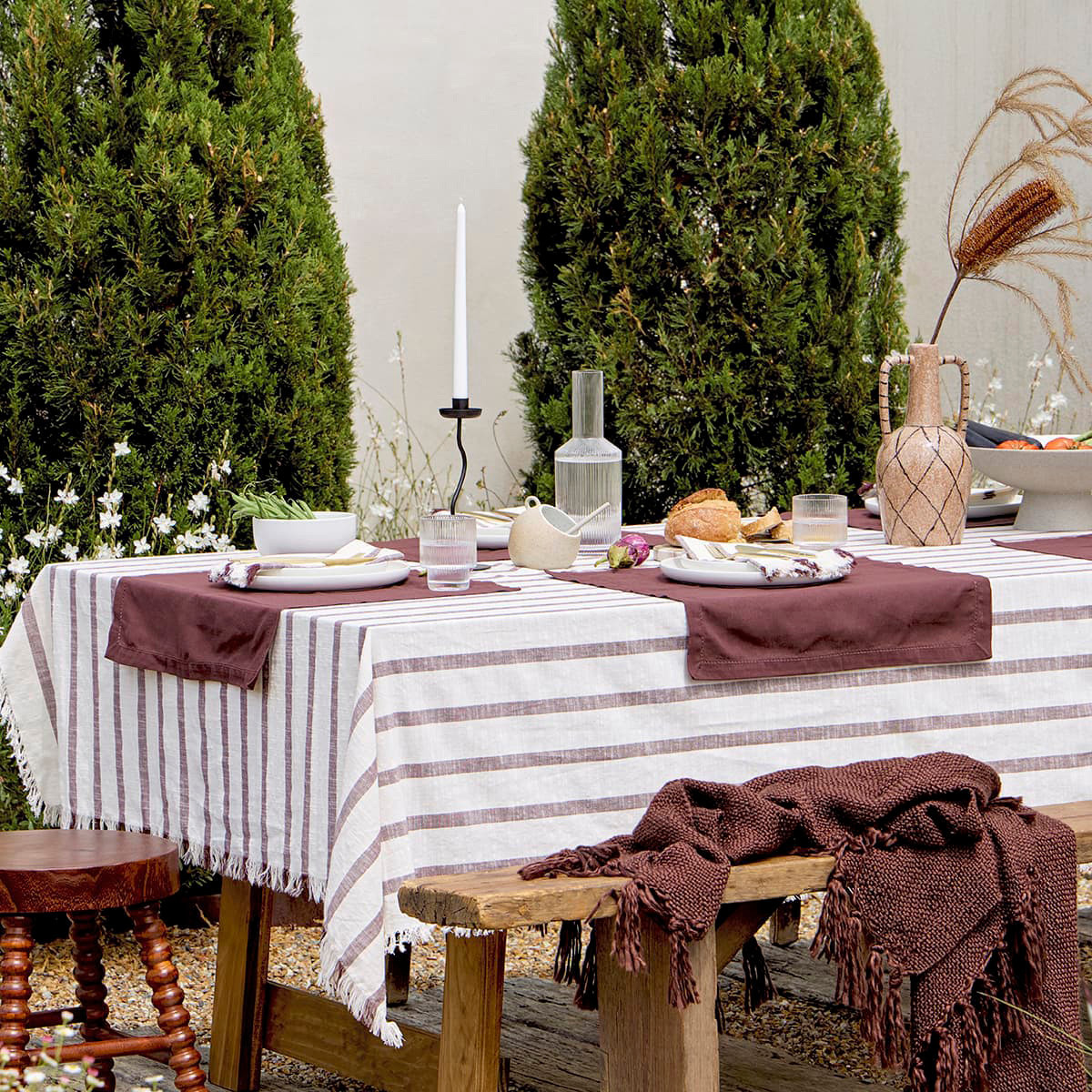 Sawyer Stripe Table Cloth | Pillow Talk AU