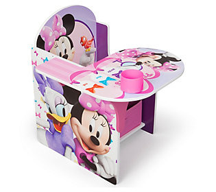 Delta Children Minnie Mouse Chair Desk w/ Stora e Bin | QVC