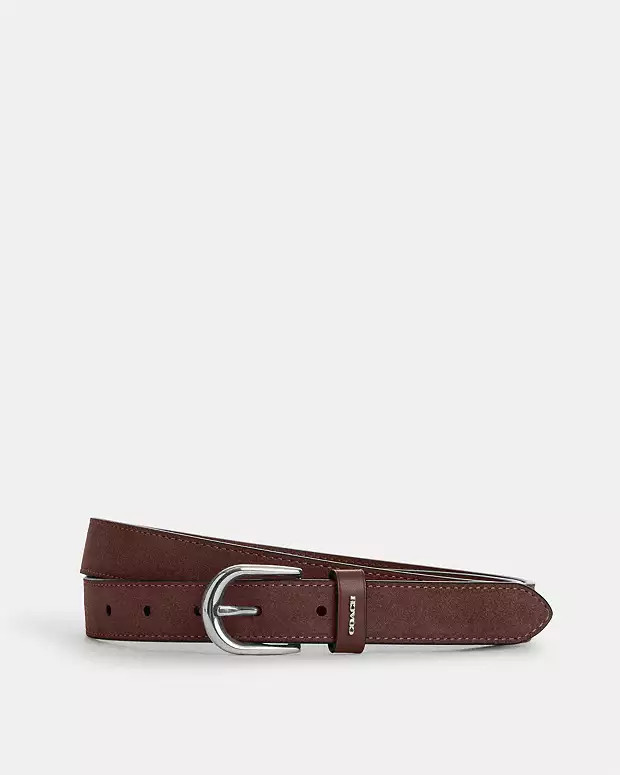 Classic Buckle Belt In Suede, 25 MmComparable Value$128$44.80(65% off)$35.84 In Cart With Extra 2... | Coach Outlet US