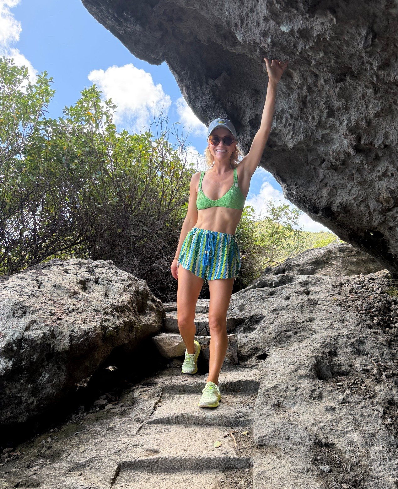 Beach hike in Saint Barths  wearing Amazon crochet shorts that are giving Missoni vibes
My swimsuit is an oldie, but a goodie from Lisa Marie Fernandez, but linking some newer colors ￼

#LTKActive #LTKTravel #LTKSwim