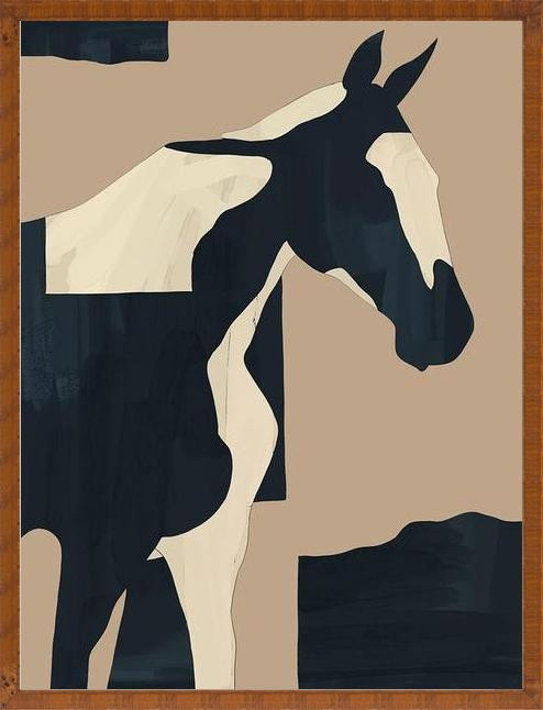 Abstract Minimal Horse 7 | Artfully Walls