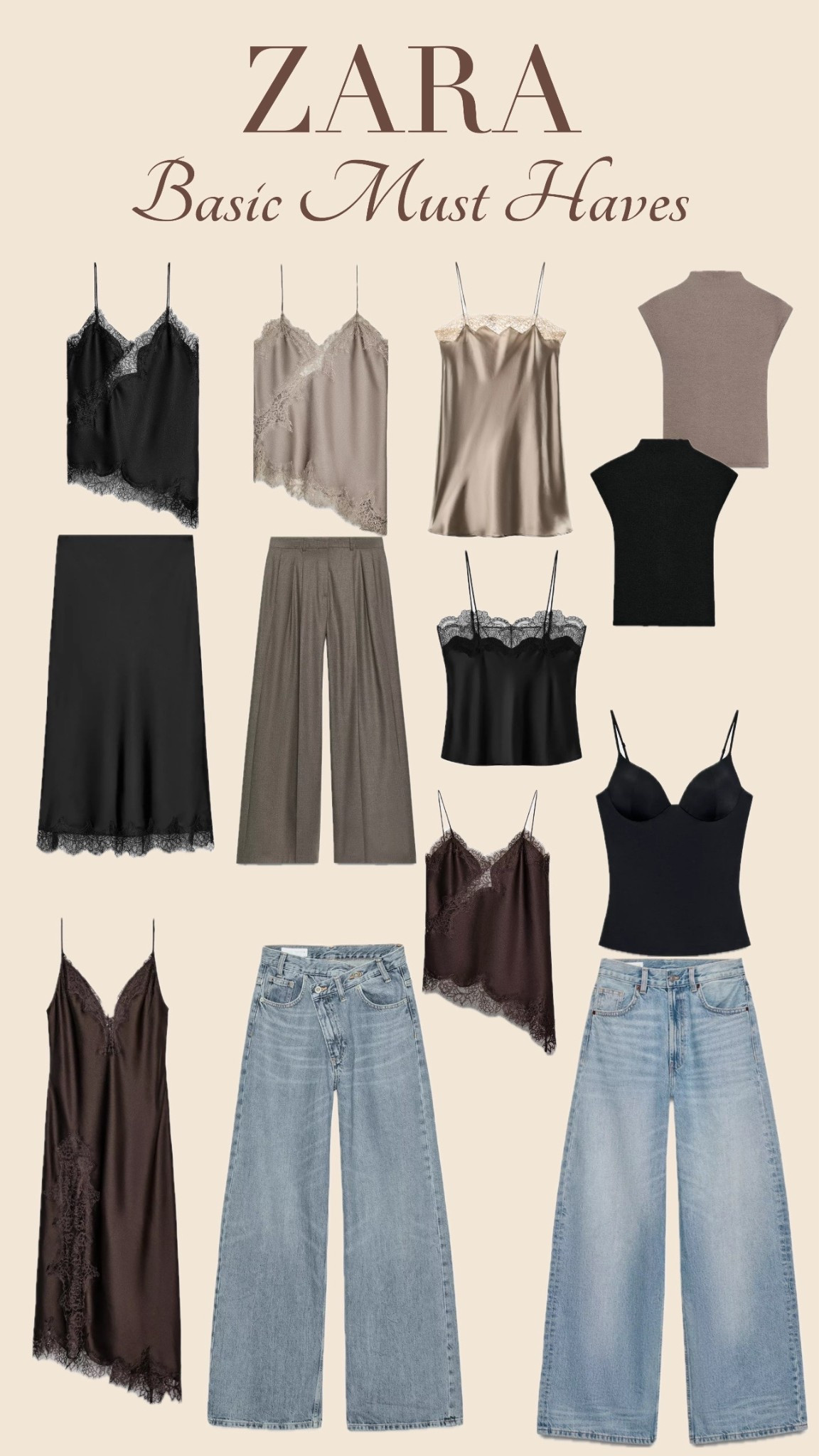 Zara basic must haves 🤎

#LTKeurope #LTKstyletip #LTKdeutschland