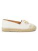 Logo Leather Espadrille Flats | Saks Fifth Avenue OFF 5TH