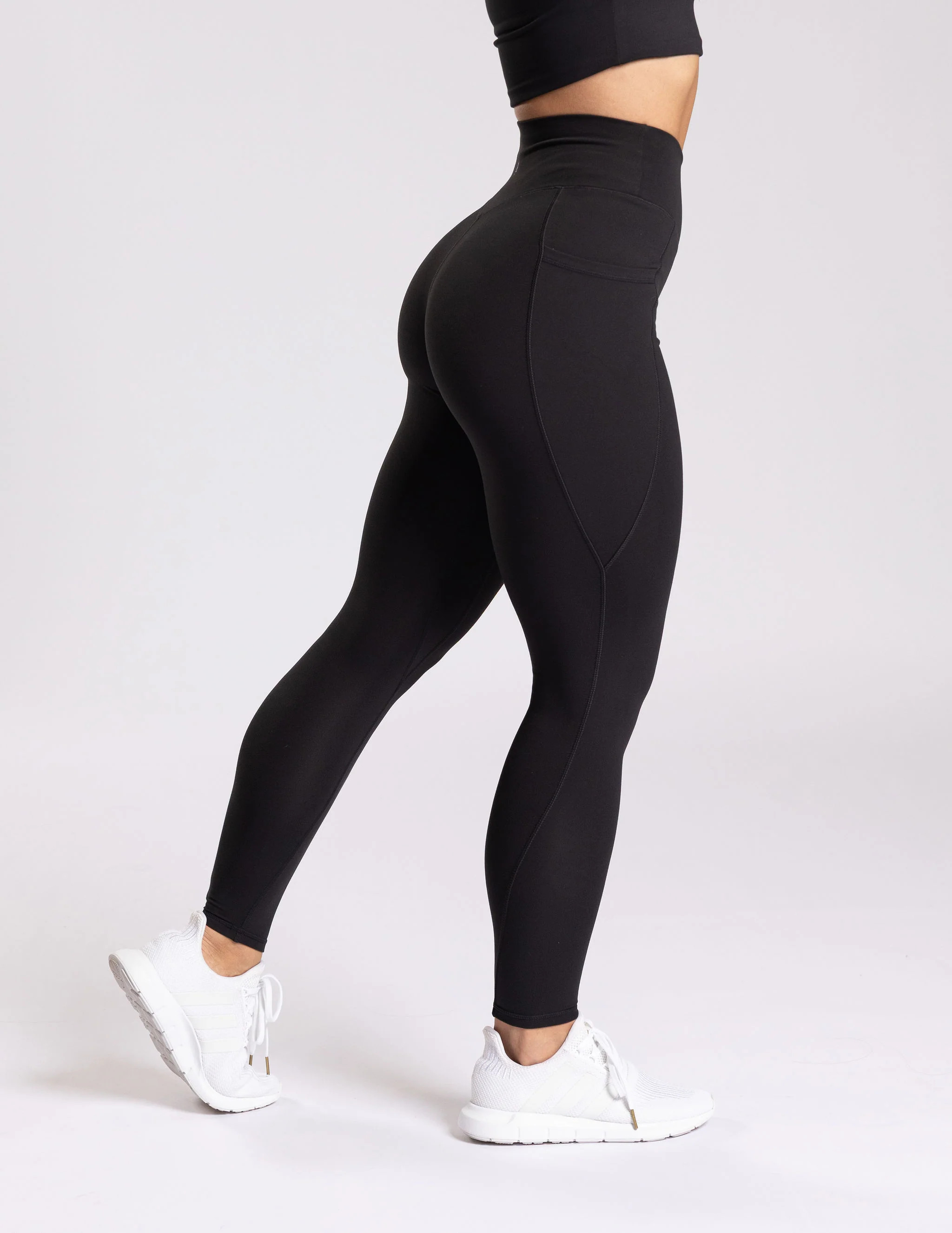 PURELUXE Pocket Legging : 25" Black / M | P'tula